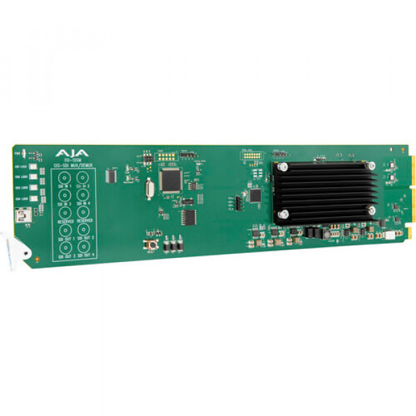 AJA OG-12GM 12G-SDI to/from SDI Muxer/Demuxer openGear Card